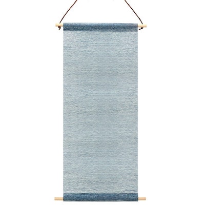 花こよみ 紙帳タペストリー 35×83㎝ 瑠璃色(るりいろ)