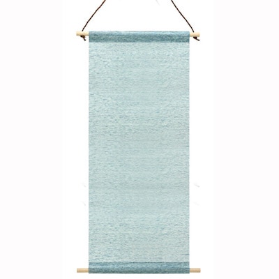 花こよみ 紙帳タペストリー 35×83㎝ 浅葱色(あさぎいろ)