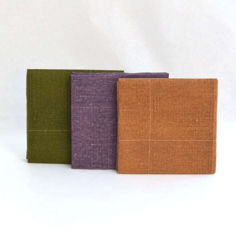 夢ふきん二重　３枚セット -濃色-