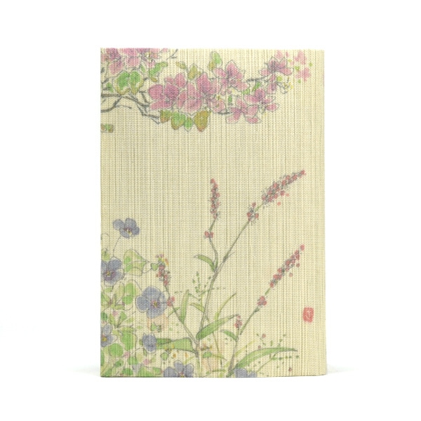 ふすま地ブックカバー文庫　 野の花