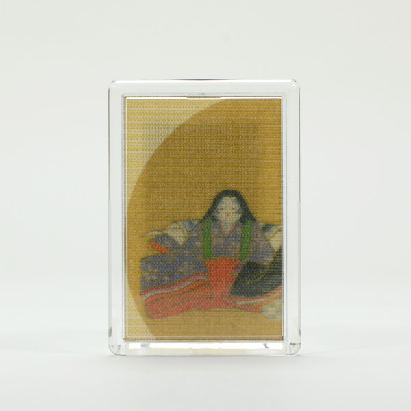 ふすま地マグネット -粟津義典画- 雛人形 女雛