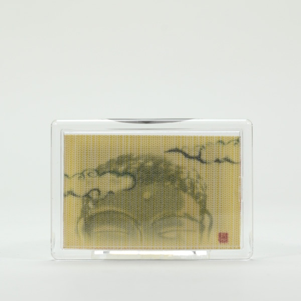 ふすま地マグネット-上村恭児画- 大仏