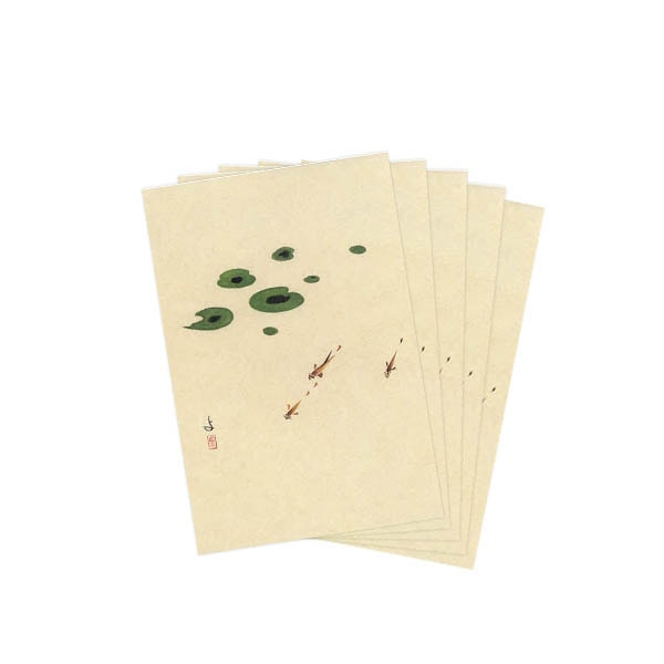 ポストカードセット日本画 粟津義典/目高(02)