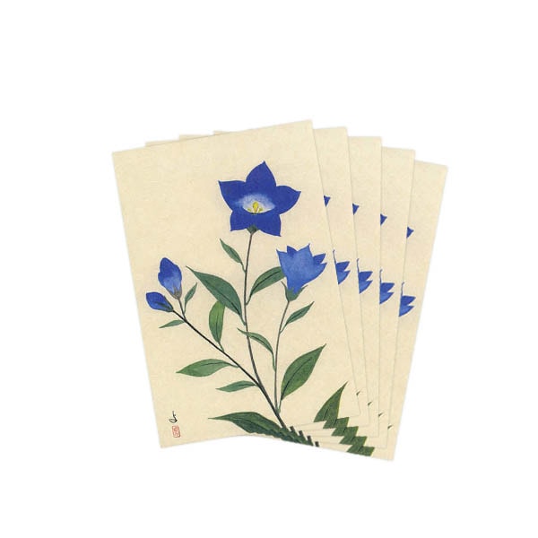 ポストカードセット日本画 粟津義典/桔梗�(20)