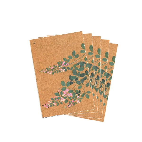 ポストカードセット日本画 粟津義典/萩(25)