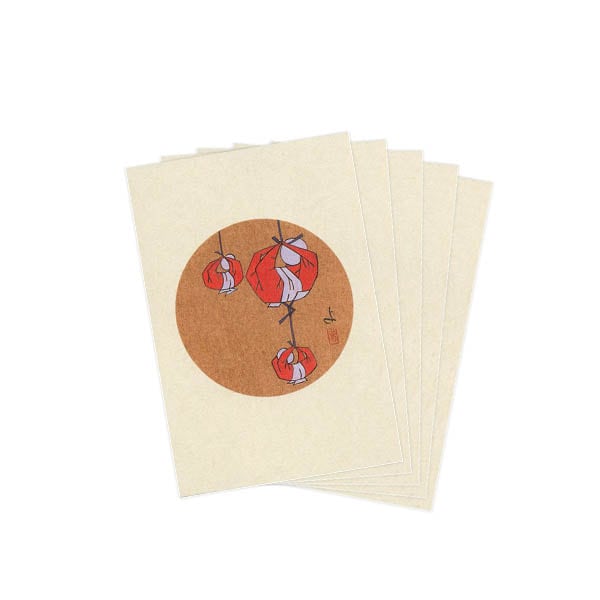 ポストカードセット日本画 粟津義典/身代わりざる(32)