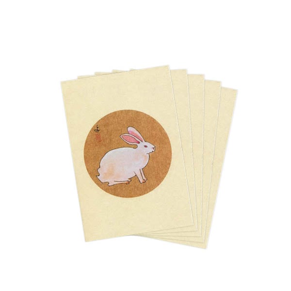 ポストカードセット日本画 粟津義典/卯(71)