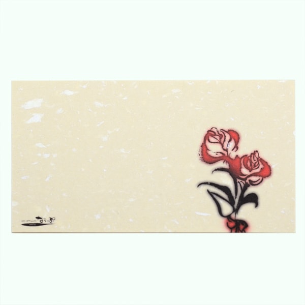 メッセージカード3枚セット（封筒付き）バラ