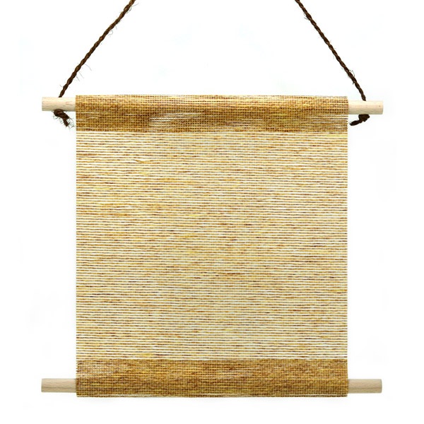 花こよみ　紙帳タペストリー　29×33㎝  駱駝色(らくだいろ）