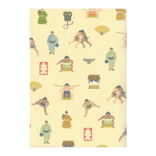 ふすま地ブックカバー文庫 相撲