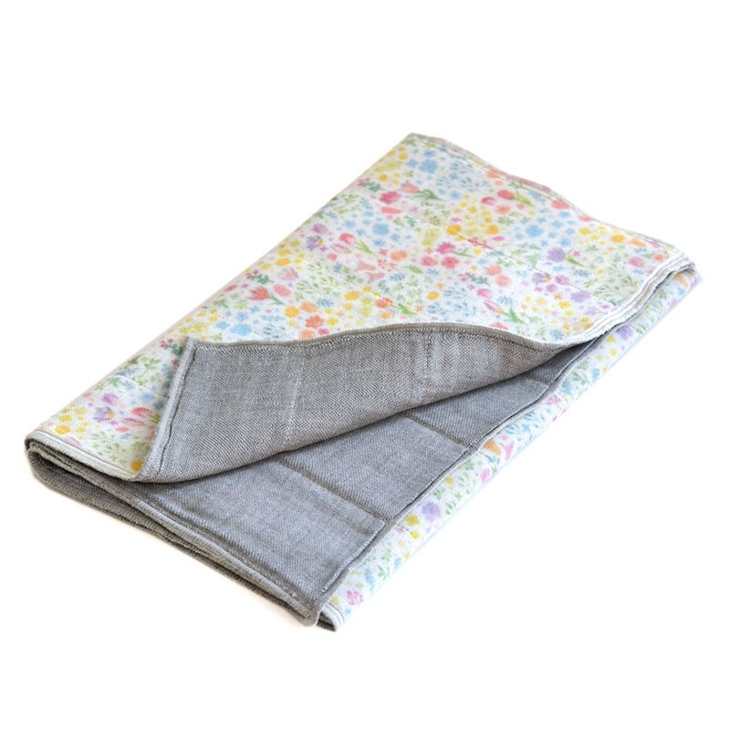 蚊帳織りスリムバスタオル  花畑