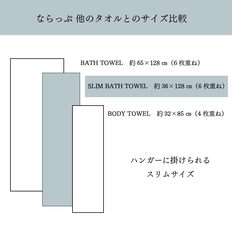 蚊帳織りスリムバスタオル  花畑