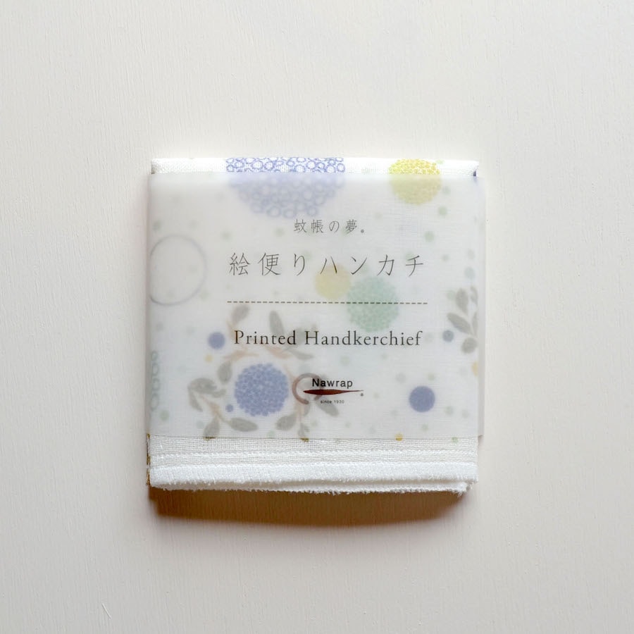 絵便りハンカチ　ボタニカル
