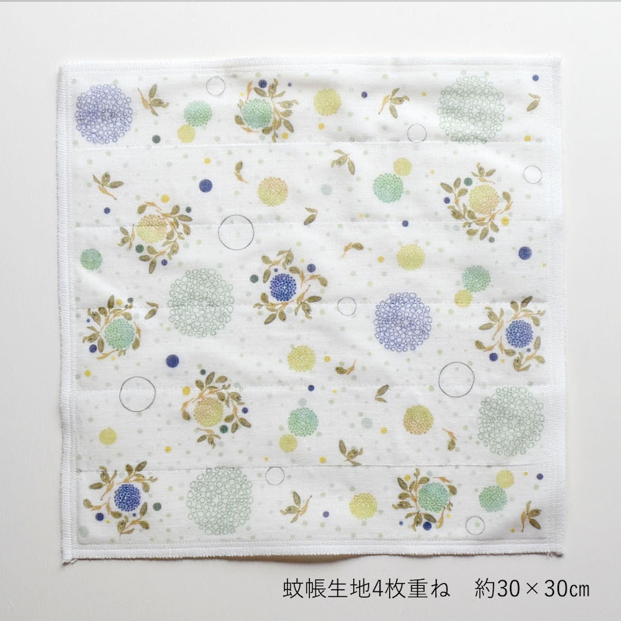 絵便りハンカチ　ボタニカル