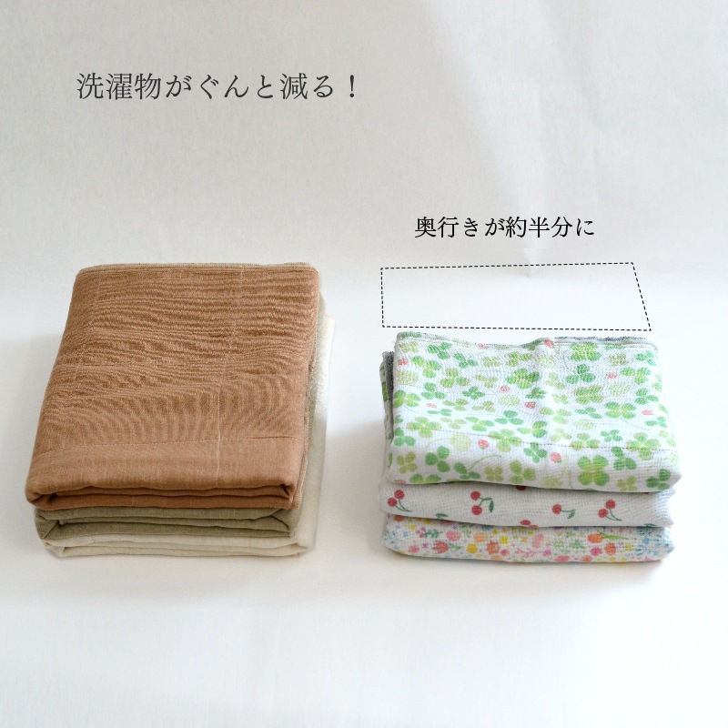 蚊帳織りスリムバスタオル ハーバリー