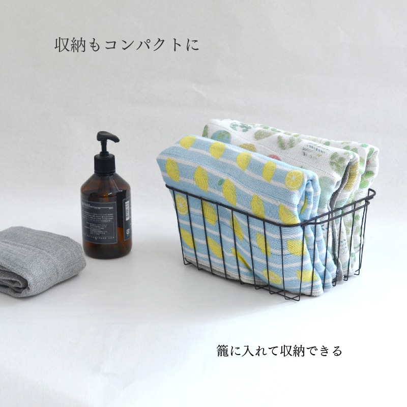 蚊帳織りスリムバスタオル ハーバリー