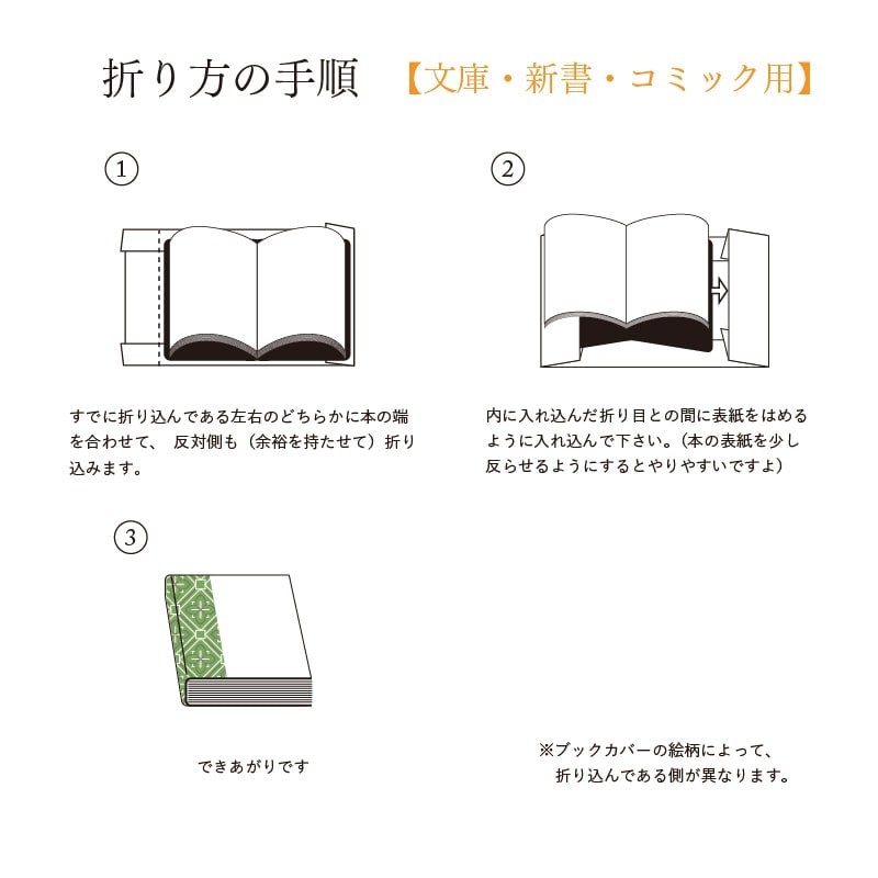 ふすま地ブックカバー文庫  -秦幸子画- 寝そべり猫
