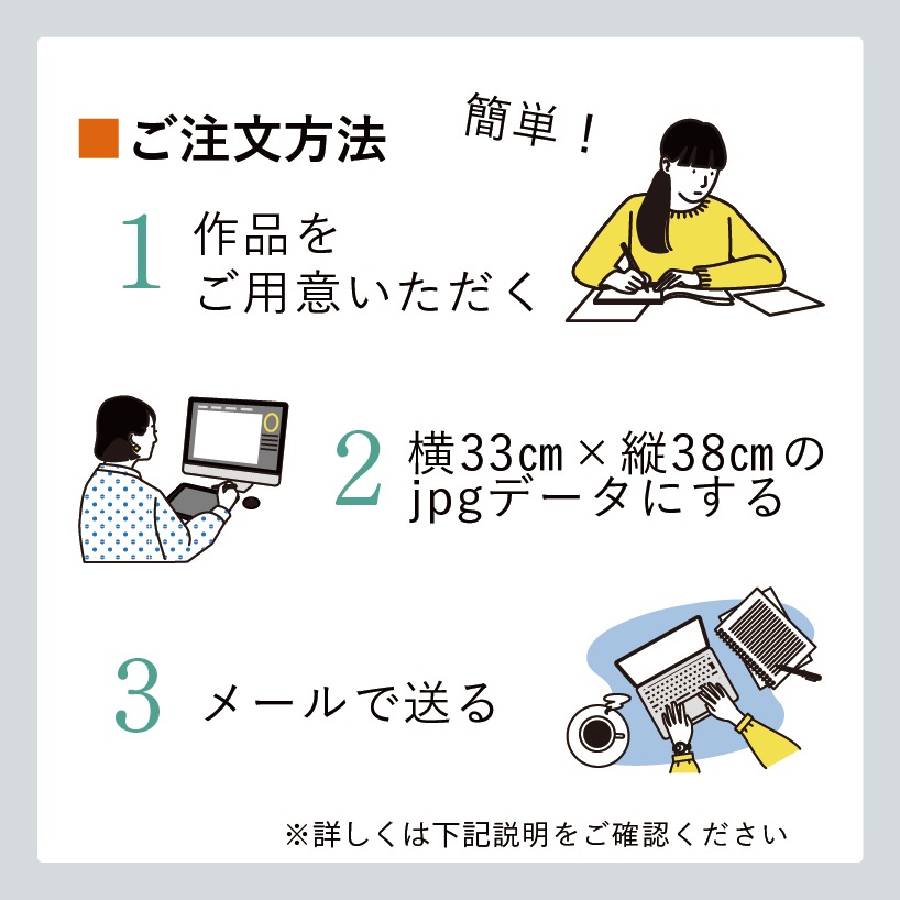 オリジナル蚊帳織りふきん製作費用（50枚単位）