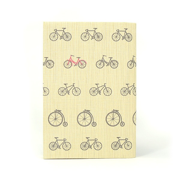 ふすま地ブックカバー文庫 自転車