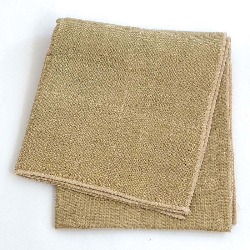 蚊帳織りフェイスタオル　オーガニックコットン　グリーン