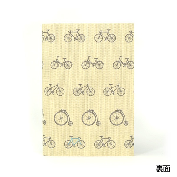 ふすま地ブックカバー文庫 自転車