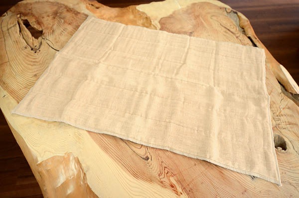 蚊帳織りバスマット レギュラーサイズ -柿渋-