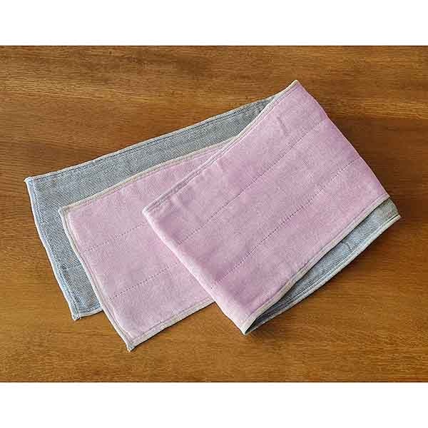 備長炭色合わせウォーキングタオル　 若紫