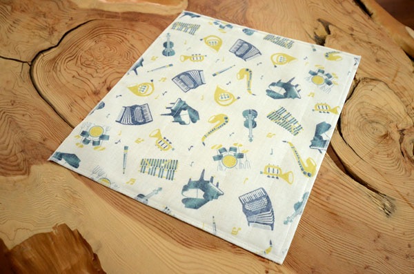 絵便りふきん Jazz楽器