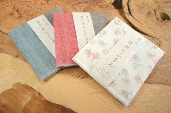 絵便りふきん〈自転車〉セット