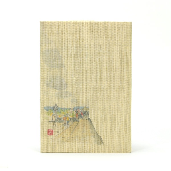 ふすま地ブックカバー文庫 -秦幸子画- 二月堂