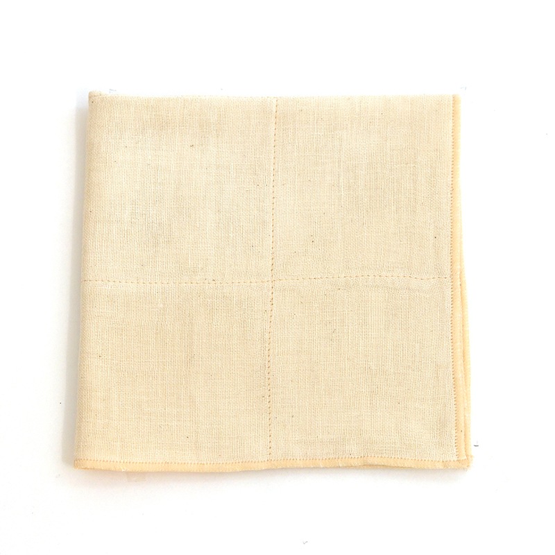 蚊帳織りハンドタオル オーガニックコットン　アイボリー