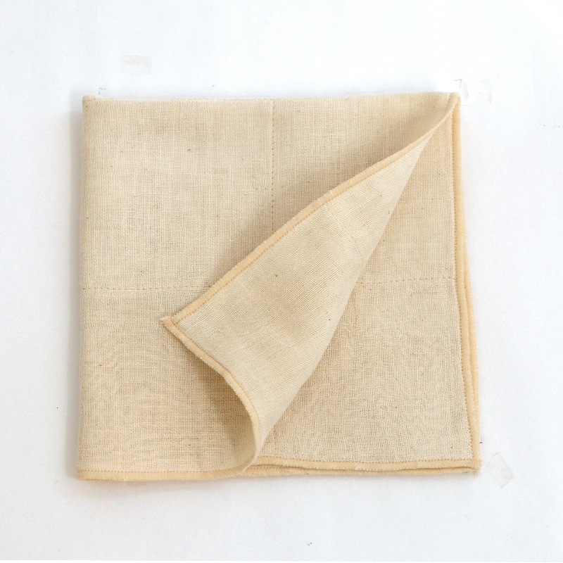 蚊帳織りハンドタオル オーガニックコットン　アイボリー