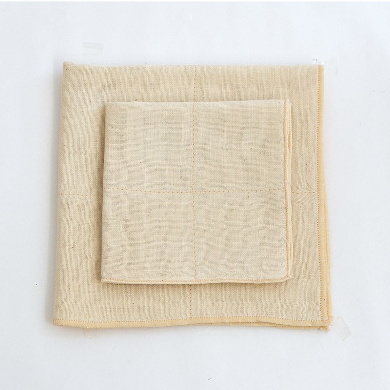 蚊帳織りハンドタオル オーガニックコットン　アイボリー