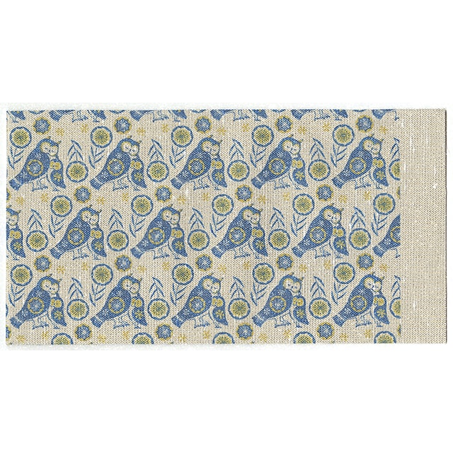 ふすま地ブックカバー文庫 しあわせフクロウ