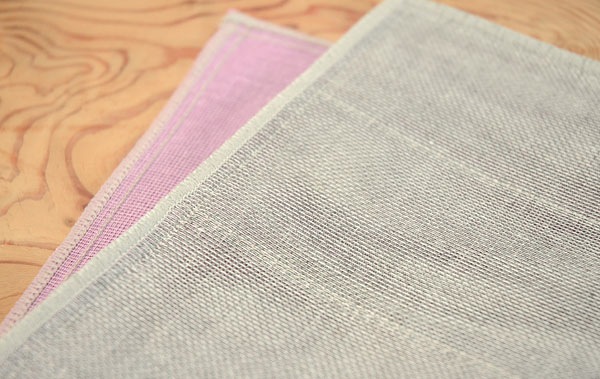 備長炭色合わせふきん 若紫