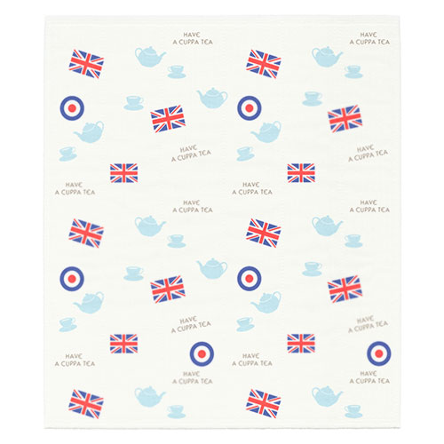 絵便りふきん イギリス