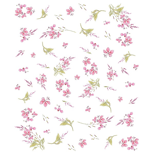 絵便りふきん　新芽