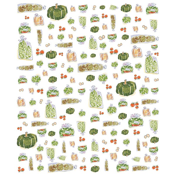 絵便りふきん 道の駅