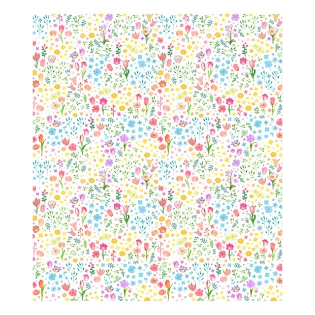絵便りふきん　花畑