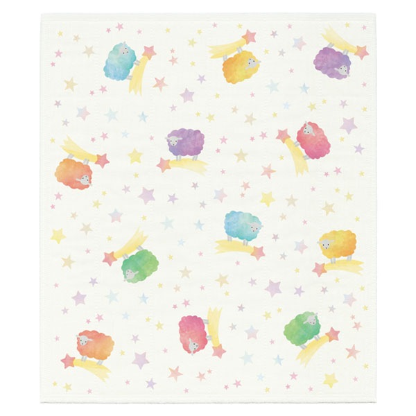 絵便りふきん ひつじ