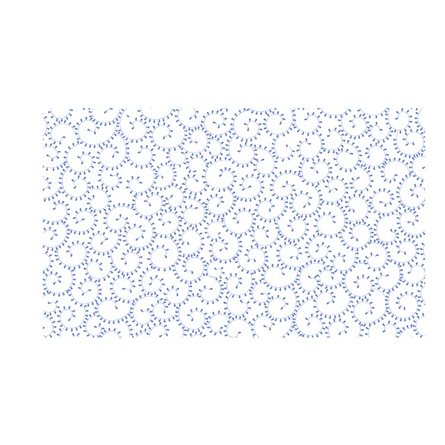 ふすま地ブックカバー文庫 蛸唐草-薄群青 (うすぐんじょう)