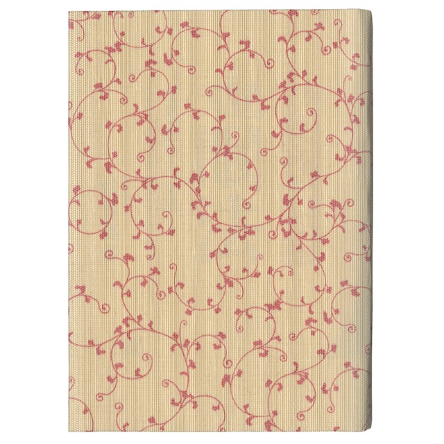 ふすま地ブックカバー文庫 蛸唐草-今様 (いまよう)