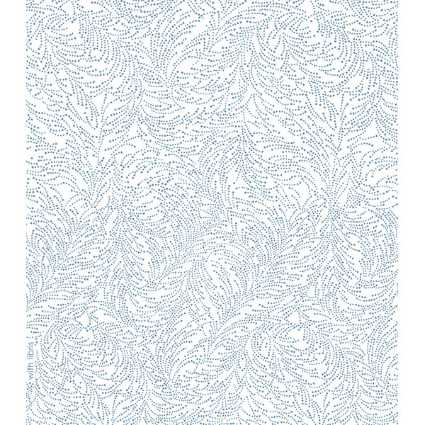 絵便りふきん 伊勢型紙柄 羽根 薄花色 蚊帳生地ふきんの製造 販売 ならっぷ