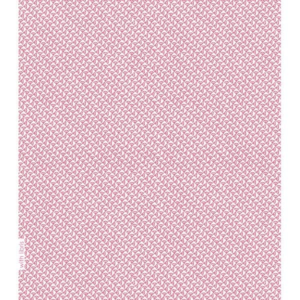 絵便りふきん -伊勢型紙柄- 扇 桃花色