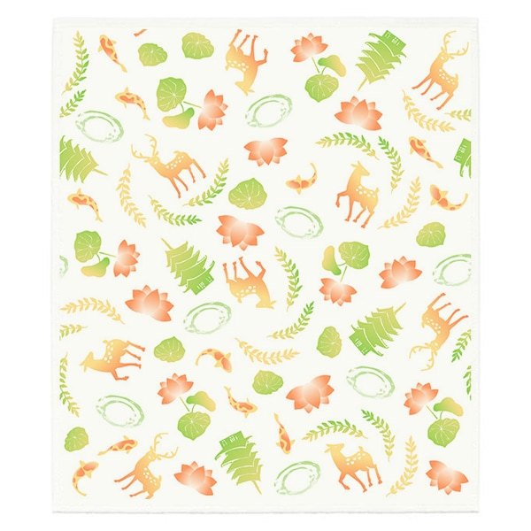 絵便りふきん 奈良景色