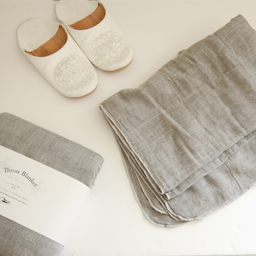 【ギフト】蚊帳生地スローブランケットギフト<箱入｜グレー>