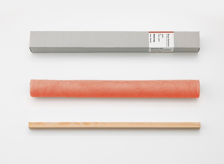 蚊帳パーテーション（室内用） 単色【shu/朱】