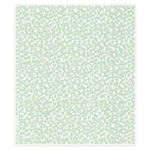 絵便りふきん -伊勢型紙柄-　梅 青磁色