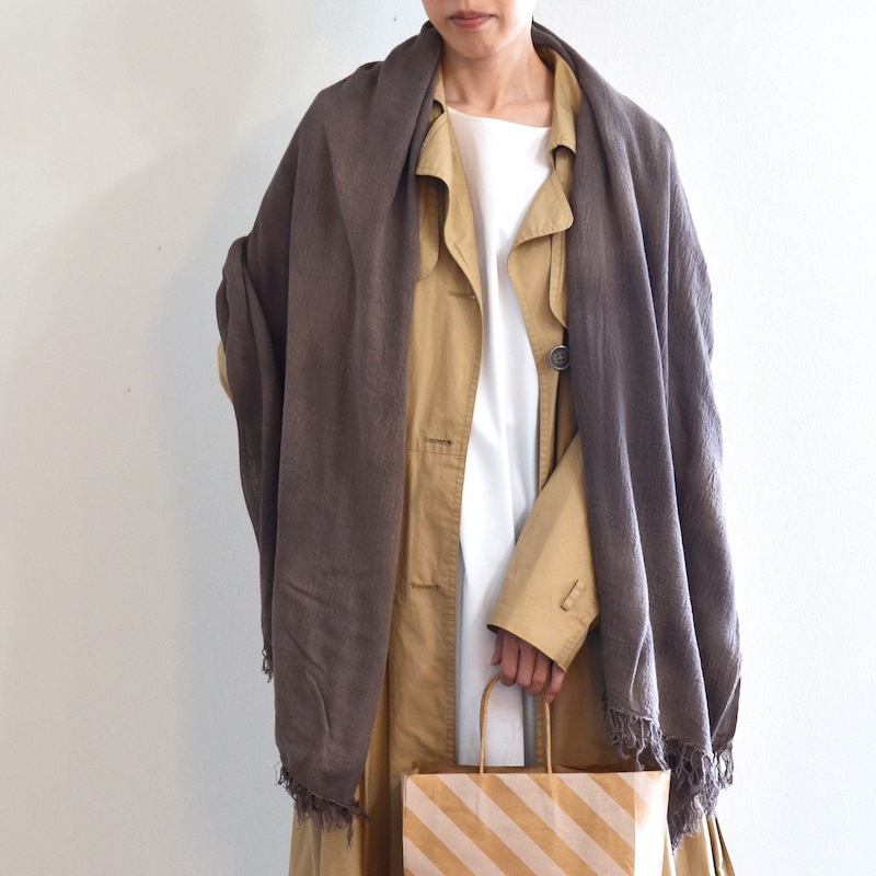 【30%OFF＆10セット限定】お得な朔日11月　アダンの蚊帳ストールショール ワイドサイズ