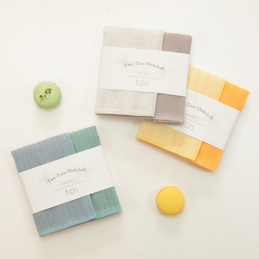 【ギフト】ツートンディッシュクロス3枚ギフト<レモン・塩・ソーダ|箱入>